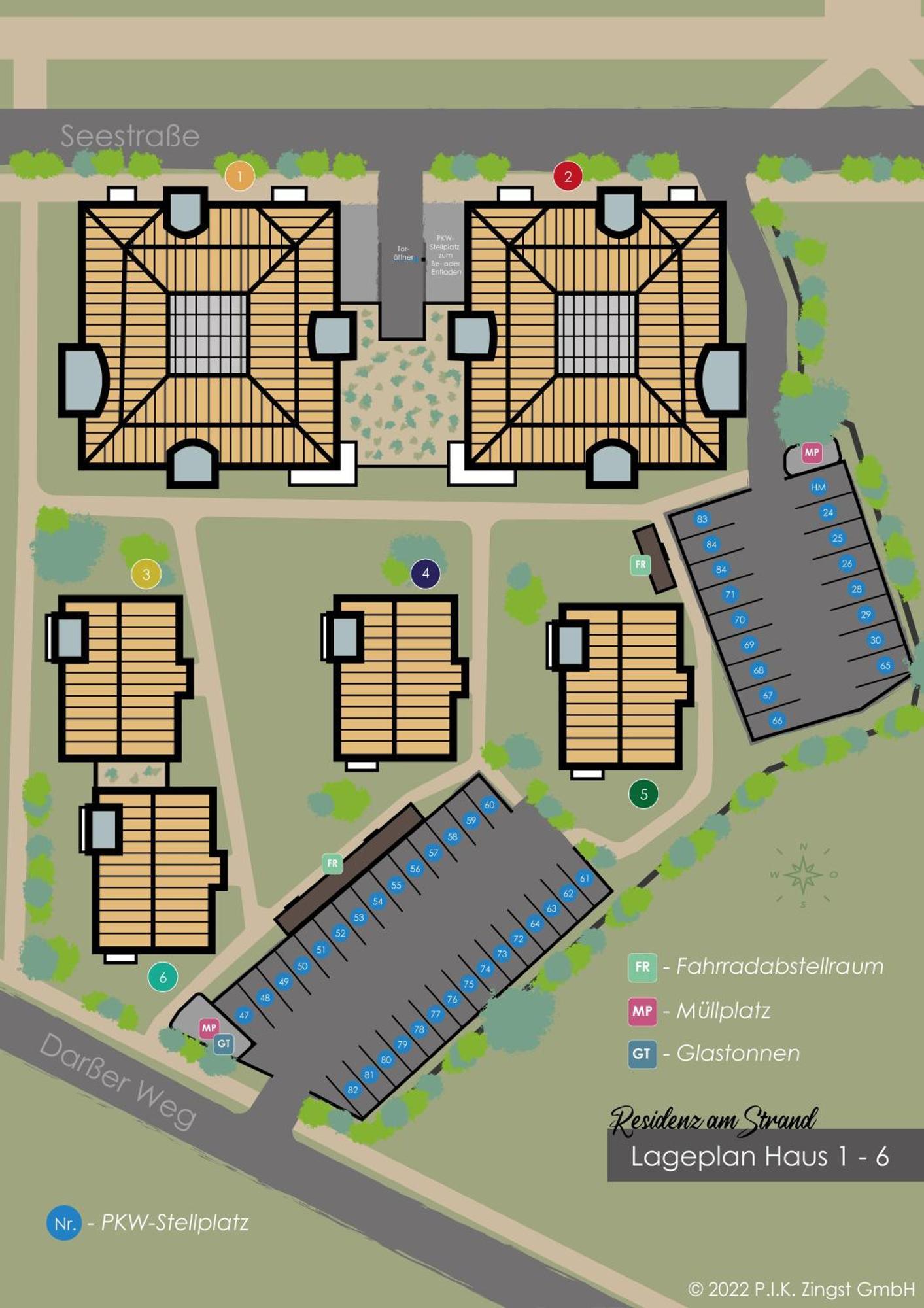 Residenz Am Strand Wohnung 2-28 Zingst Eksteriør bilde